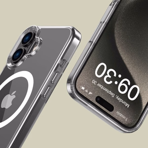 Tech-Protect FlexAir Hybrid MagSafe Suojakuori iPhone 16 Plus:lle - läpinäkyvä