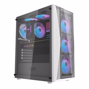 Darkflash DK352 Plus computer case (black and white) + 4 ARGB fans