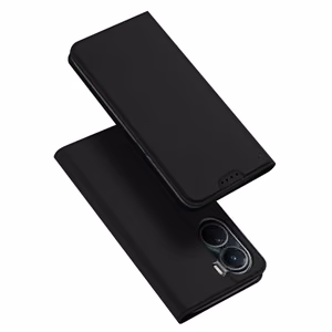 Dux Ducis Skin Pro tapauksessa Vivo Y16 / Y02s lompakko holsteri kansi läppä musta
