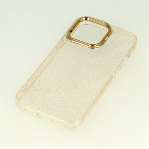 Tel Protect Gold Glitter Suojakuori iPhone 12/12 Pro:lle kultainen