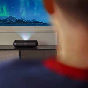 Yaber K300s Multimedia Laser RGB FullHD 1080p Projektori JBL Kaiuttimilla - Musta