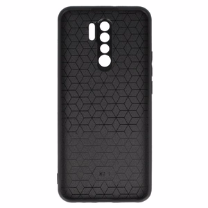 Tel Protect CARBON Case for Xiaomi Redmi 9 Black with red stripe