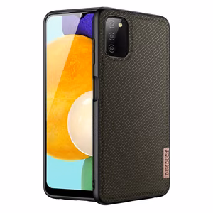 Dux Ducis Fino kotelo päällystetty nylon materiaalia Samsung Galaxy A03s vihreä