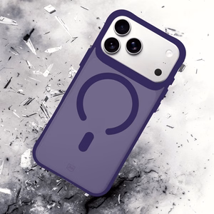 3mk Smoke MagCase - suojakuori iPhone 17 Pro Maxille - violetti-läpikuultava