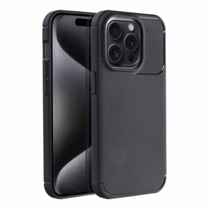 Suojakuori iPhone 15 PRO:lle Carbon Premium musta
