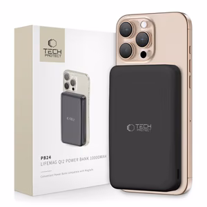 Powerbank Tech-Protect PB24 LifeMag QI2 MagSafe 10000 mAh - musta