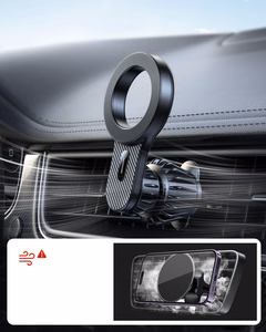 Magneettinen autoteline iPhone:lle MagSafe:lla Joyroom JR-ZS355 - musta
