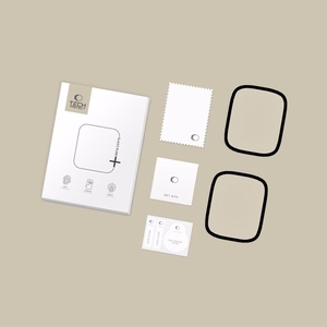 Tech-Protect Glass Flex+ -hybridilasi, 2 kpl:n pakkaus, Xiaomi Redmi Watch 6 -mallille, musta