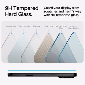 Spigen Glas.tR EZ Fit karkaistu lasi iPhone 15 / 16:lle - 2 kpl.
