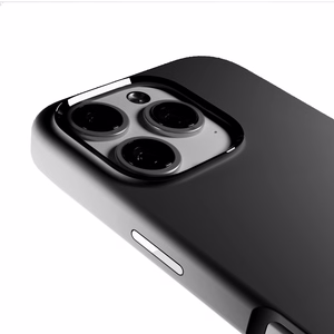 Puro Icon Mag Pro MagSafe Silikoninen Suojakuori iPhone 16 Prolle - tummanharmaa