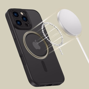 Tech-Protect MagCam MagSafe Suojakuori iPhone 16 Pro Max:lle - puoliläpinäkyvä