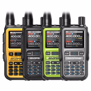 Baofeng UV-5R EU Mini – käsiradiopuhelin, USB-C, Bluetooth, VHF/UHF, ilmailutaajuusalue, harmaa
