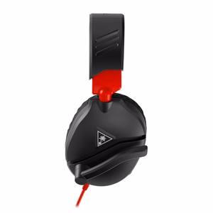 Punamustat langalliset Turtle Beach Recon 70N -kuulokkeet mikrofonilla ja 3,5 mm:n liittimellä