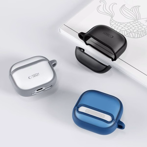 Tech-Protect Slim Hook Suojakuori AirPods 4 -kuulokkeille - harmaa
