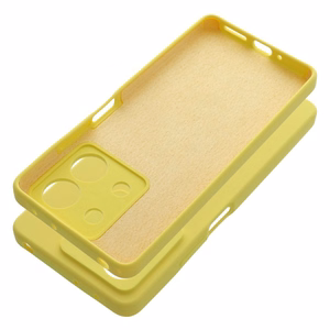 Silikoninen Suojakuori Xiaomi Redmi Note 13 5G:lle 2mm keltainen