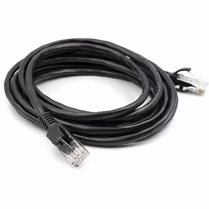Kaapeli Cat5E UTP, 3m, musta