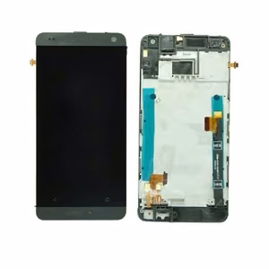 LCD-näyttö HTC One Mini (M4) kosketusnäytöllä ja kehyksellä hopeinen alkuperäinen (käytetty B-luokka)