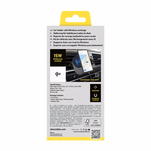 Qi2 Langaton Laturiteline SBS TESUPPVENTWIRQI215W MagSafe-yhteensopiva - musta