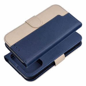 Flip case for iPhone 17 / 18 Split Book navy and cream