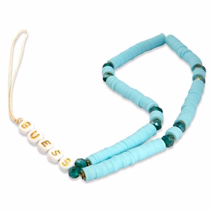 Guess riipus GUSTPEARP puhelimen hihna sininen Heishi Beads