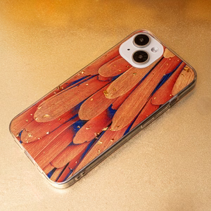 Gold Glam suojakuori puhelimelle Samsung Galaxy A34 5G oranssi
