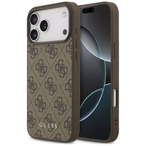 Guess 4G Classic -suojakuori iPhone 17 Pro Max - ruskea