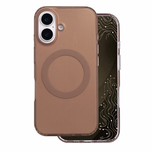 Tecto Shield Mistiq Mag suojakuori iPhone 16 6,1"-mallille, ruskea
