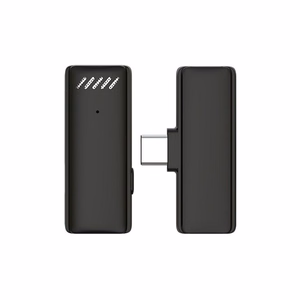 Langaton solmiomikrofoni USB-C latauskotelon kanssa S11 musta