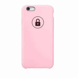 Puhelimen suojakuori ”Silicone Case” iPhone 6:lle (iPhone 6S) / vaaleanpunainen / pakkauksessa