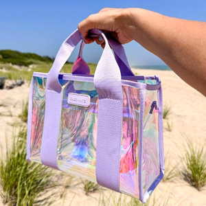 Case-Mate Mini Travel Tote Bag vettä hylkivä olkalaukku, Soap Bubble