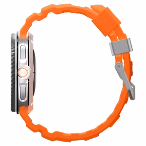 Spigen WBS2 Ranneke Samsung Galaxy Watch 8 / Classic (40 / 44 / 46 mm) Oranssi