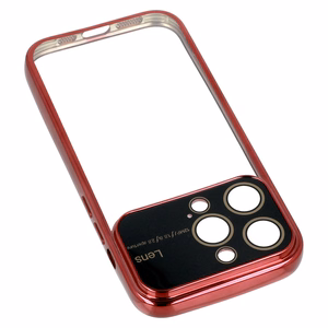 Electro Lens Case for Iphone 15 Pro Cherry
