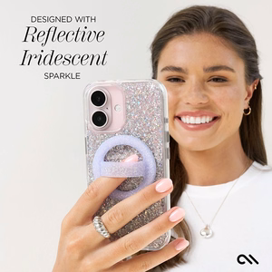 Case-Mate Twinkle MagSafe suojakuori iPhone 16 -laitteelle, Disco -kuvioinen