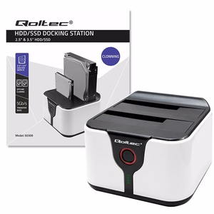 SATA III USB 3.0 Super speed 5Gb/s with Clonning function (Qoltec 50309 HDD SSD 2.5" 3.5" docking station)