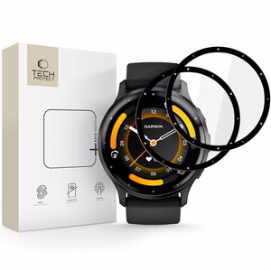 Tech-Protect Glass Flex+ 2 kpl hybridilasi Garmin Venu 3:lle - musta