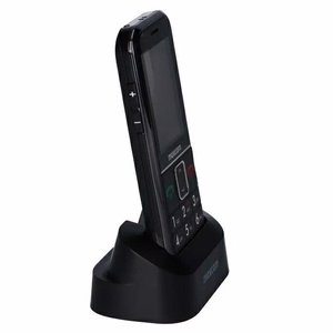 Maxcom Comfort MM735 latausasemalla + SOS-ranneke musta