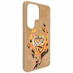 Nimmy Tiger MagSafe -suojakuori Samsung Galaxy S26 Ultralle - ruskea