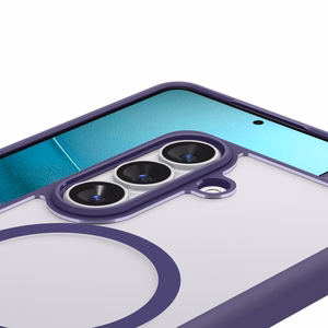 Spigen Ultra Hybrid Mag MagSafe Suojakuori Samsung Galaxy S26:lle - läpinäkyvä violetti