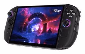 Legion Go 8ASP2 Ryzen Z2 Extreme 8.8" WUXGA OLED 500nits kiiltävä sormenjälkiä hylkivä 144Hz kosketus 32GB LPDDR5x-8000 SSD 1TB Radeon Graphics 74Wh Win11 Eclipse Black