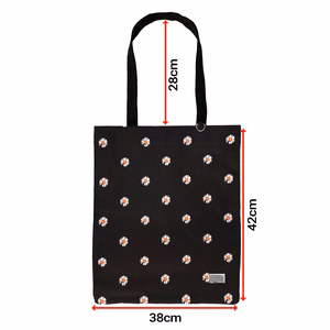 Shopping bag Wonder pattern 3 black