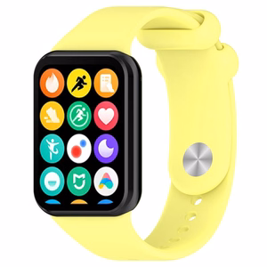 SILIKONIHIHNA MI BAND 8 PRO/M8 PRO (6). KELTAINEN