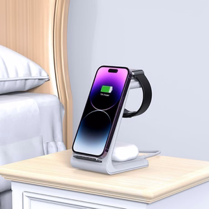 Tech-Protect QI15W-A36 3in1 Charging Station for Apple - White