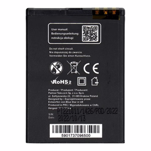 Akku Nokia N97 Mini / E5 / E7-00 / N8:lle 950 mAh Blue Star