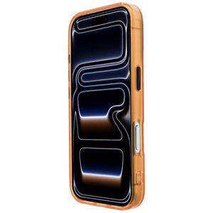 BMW M IML Frosted Metal Logo & Trims MagSafe suojakuori mallille iPhone 17 Pro / 18 Pro – oranssi