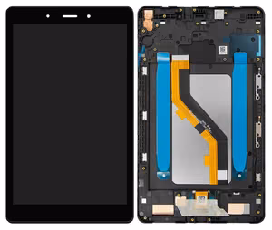 LCD-näyttö Samsung T295 Tab A 8.0 LTE 2019 kosketusnäytöllä ja kehyksellä musta (kunnostettu) ORG