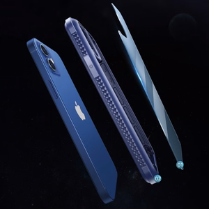 Joyroom Frigate-sarjan kestävä kotelo iPhone 12 Pro Maxille musta (JR-BP772)