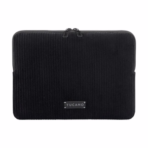 Tucano Velluto 2 neoprene sleeve with velvet exterior for 13-inch MacBook Air/Pro and 12-inch laptops, black