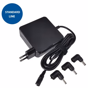Universal 65 W laptop power adapter for ASUS, 15-20 V, 4 A, 3 tips