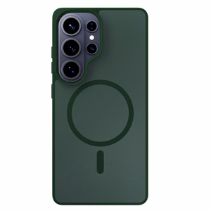Samsung Galaxy S26 Ultra – 3mk Smoke MagCase vihreä puhelimen suojakuori