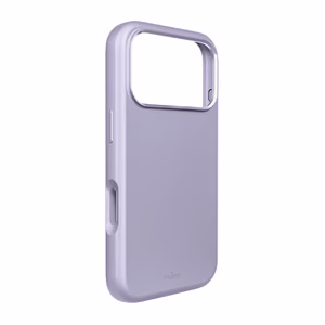 Puro Icon Mag Pro nestesilikoninen Suojakuori iPhone 17 Pro:lle, MagSafe -yhteensopiva, kamerasuojauksella ja alumiinipainikkeilla - vaaleanpunainen